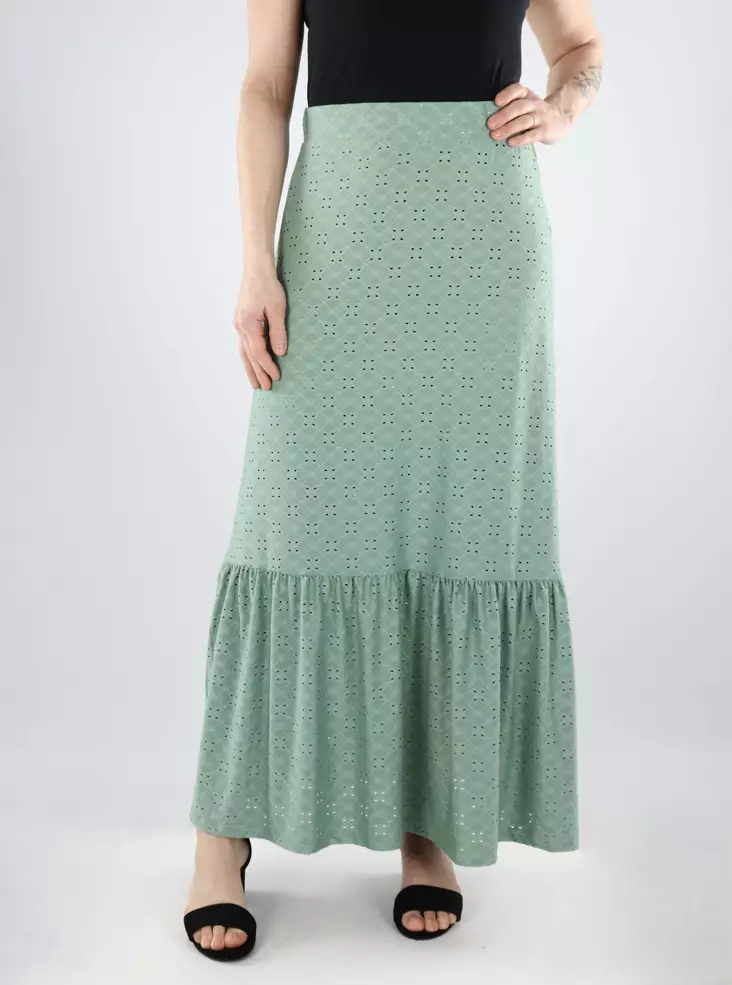 JDY long skirt Ancle hedge green - Skirts - 140326 - 1