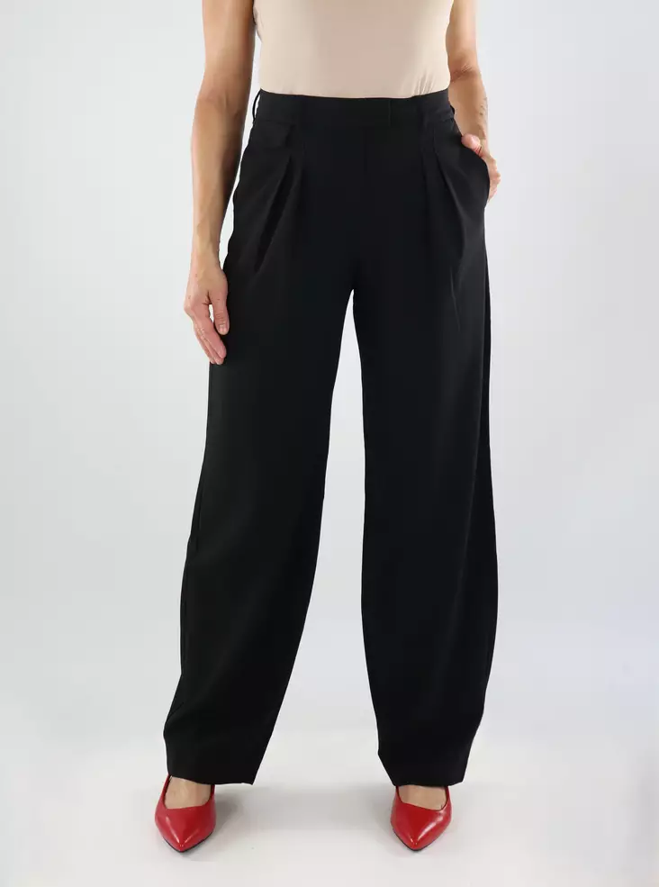 JJXX women's casual trousers Pleated HW black - Women's trousers - 138876 - 1