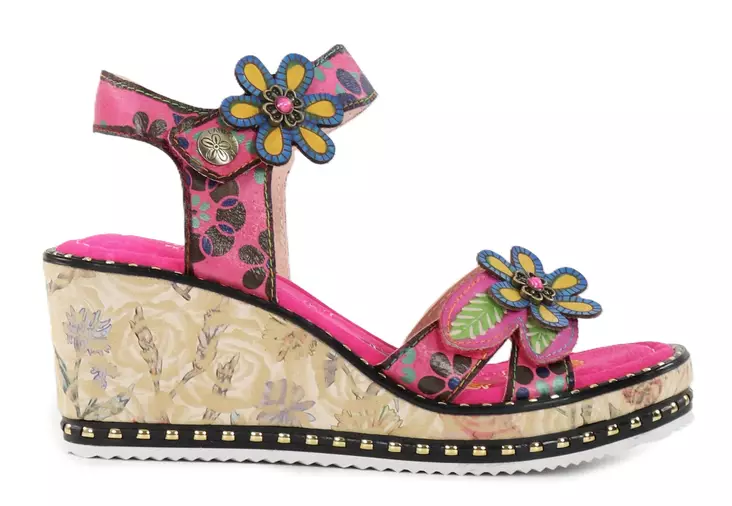 Laura Vita women's high-heeled sandals Ballon 08 fushia - Women's sandals - 140766 - 1