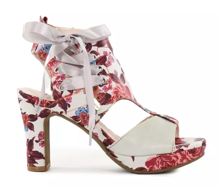 Laura Vita women's high-heeled sandals Hicao 09 prune - Women's sandals - 138256 - 1