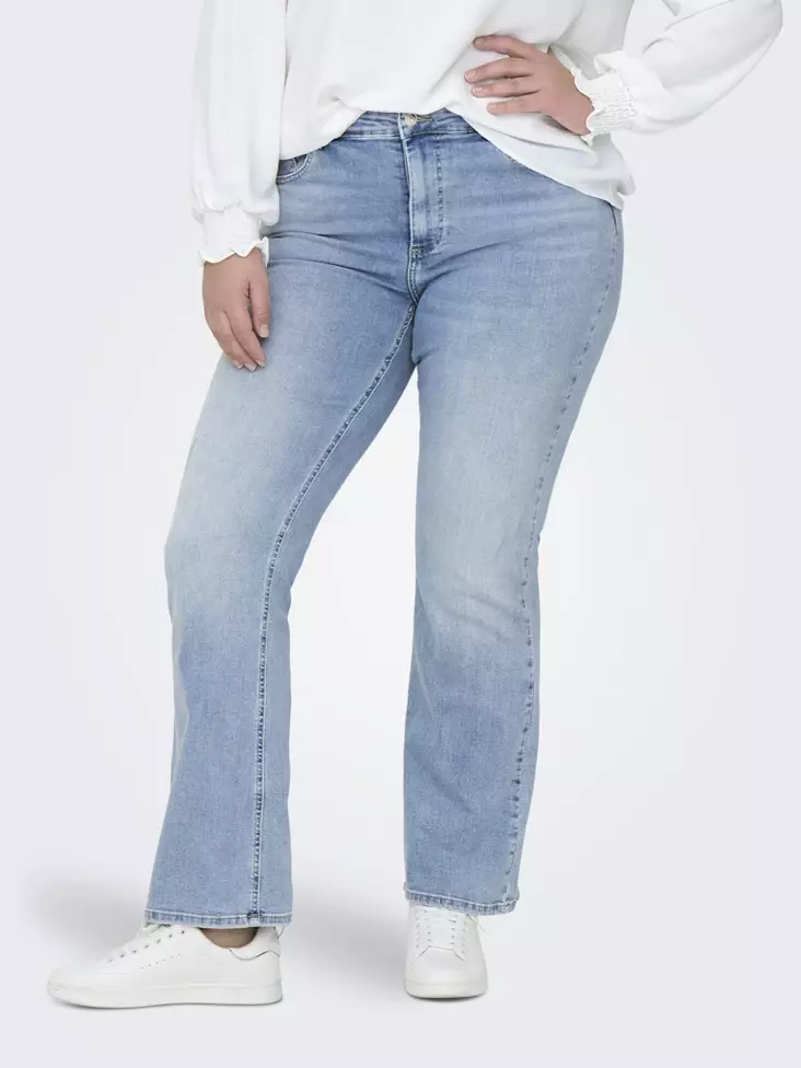 Only Carmakoma women's plus size jeans HW light blue denim - Women's jeans - 140116 - 1