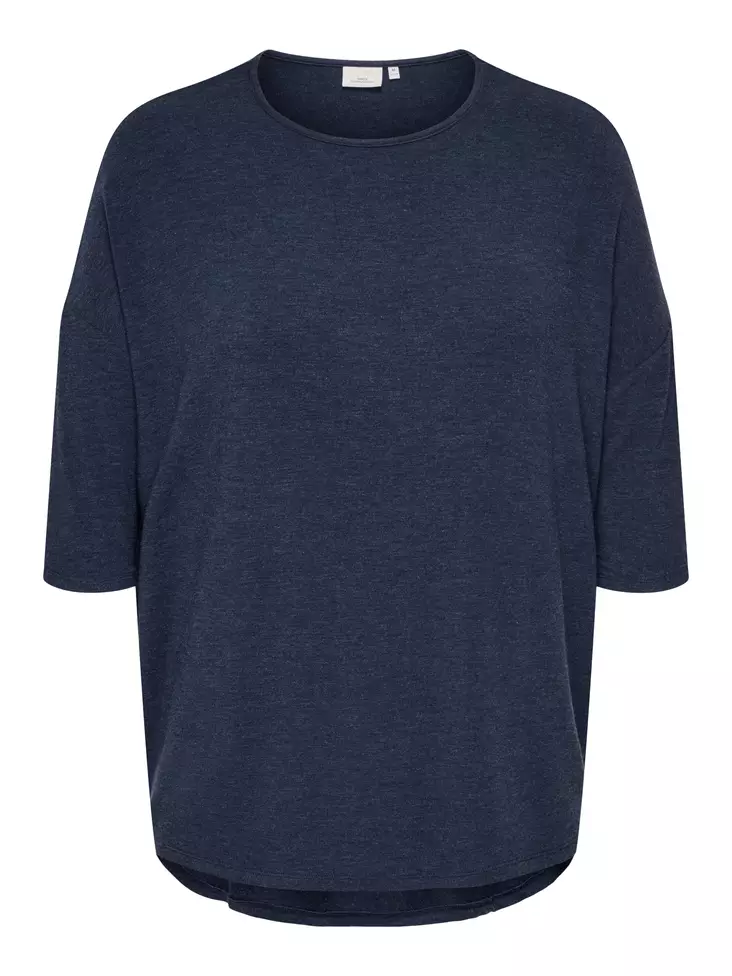 Only Carmakoma Shirt Lamour india ink - Women's long sleeved shirts - 139026 - 1