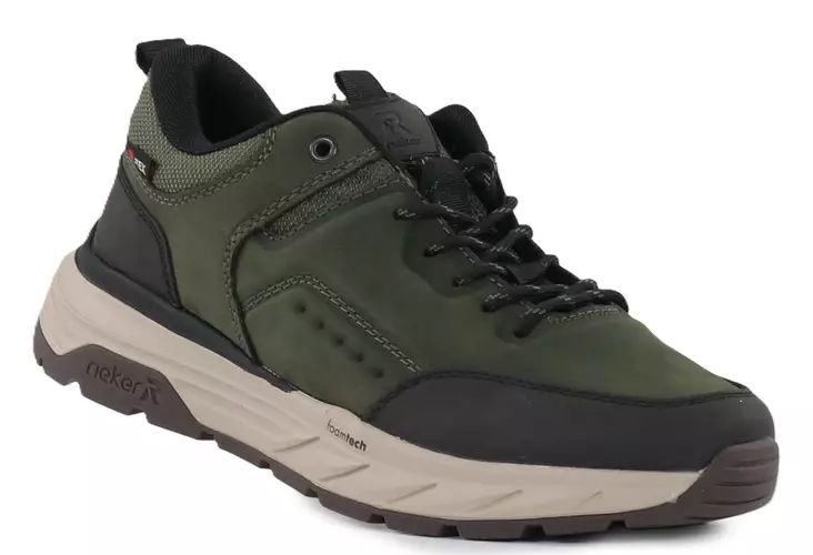 Rieker Walking Shoes 06103-54 black/green - Men's walking shoes - 141406 - 1