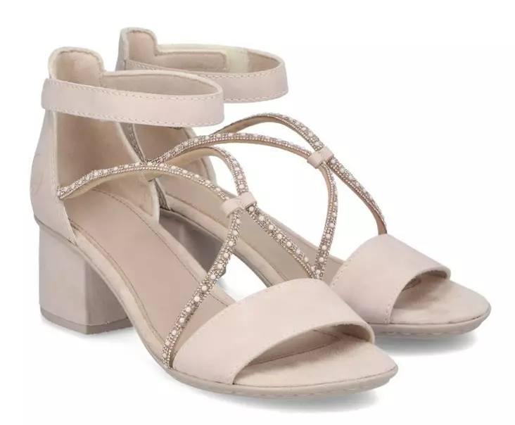 Rieker women's party sandals 64654-31 pink - Rieker women`s sandals - 140716 - 1