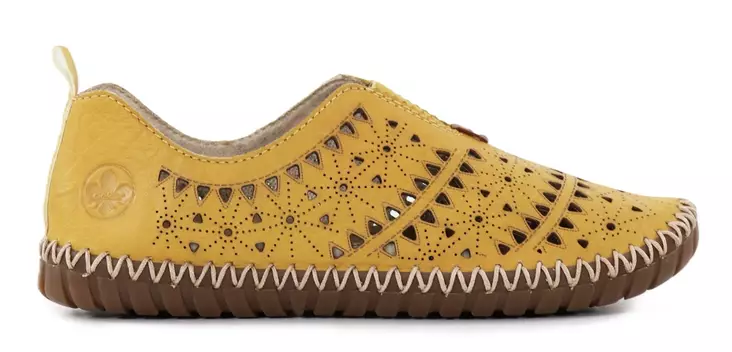 Rieker women's walking shoes M2852-68 yellow - Rieker women`s walking shoes - 137956 - 1