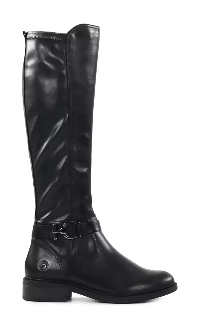 Rieker Remonte genuine leather boots D2W77-00 black - Rieker boots - 139256 - 1