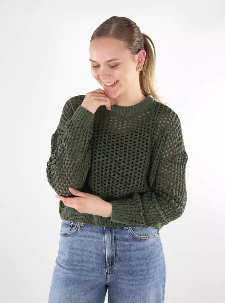 Something New women's sweater Moss Pullover kalamata - Women's knitwear - 137836 - 1