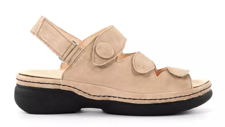 Think! women's sandals 000587-4000 Cambio linen - Women's work shoes - 137716 - 1