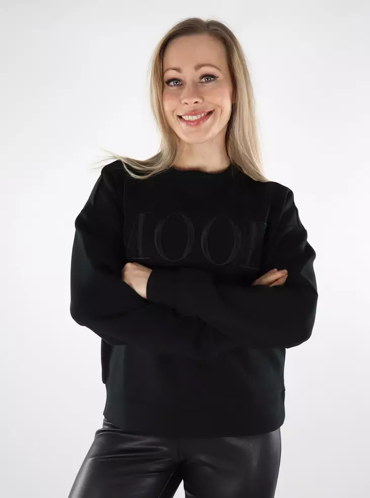 Vila women's sweatshirt Reflect Sweat black beauty - Women's hoodies and colleges - 137496 - 1