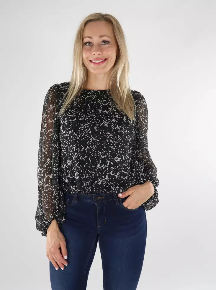 Vila Shirt black/dew - Women's long sleeved shirts - 136536 - 1