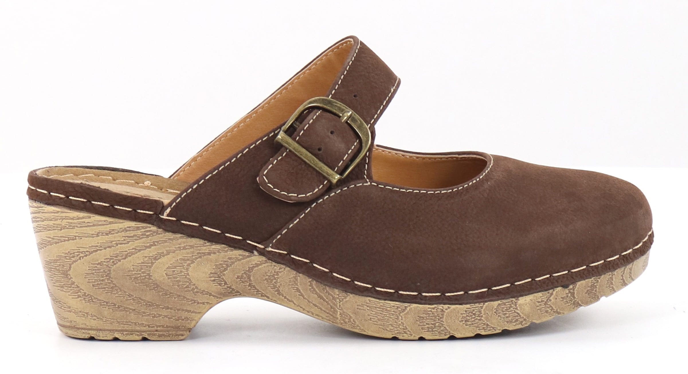Emma Mules 444-9062, dark brown - Stilettoshop.eu webstore
