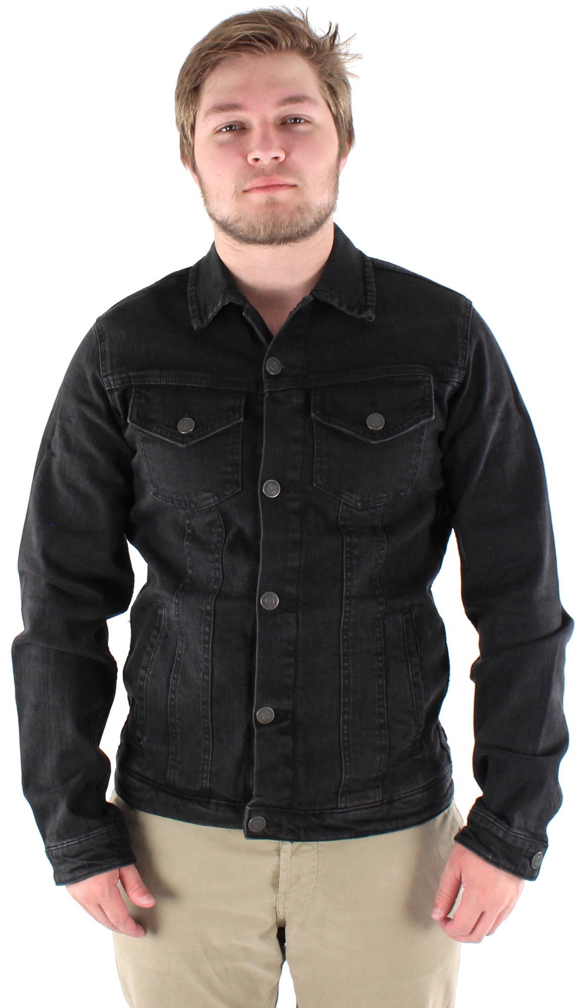Jack&Jones Denim Jacket Alvin, Black webstore