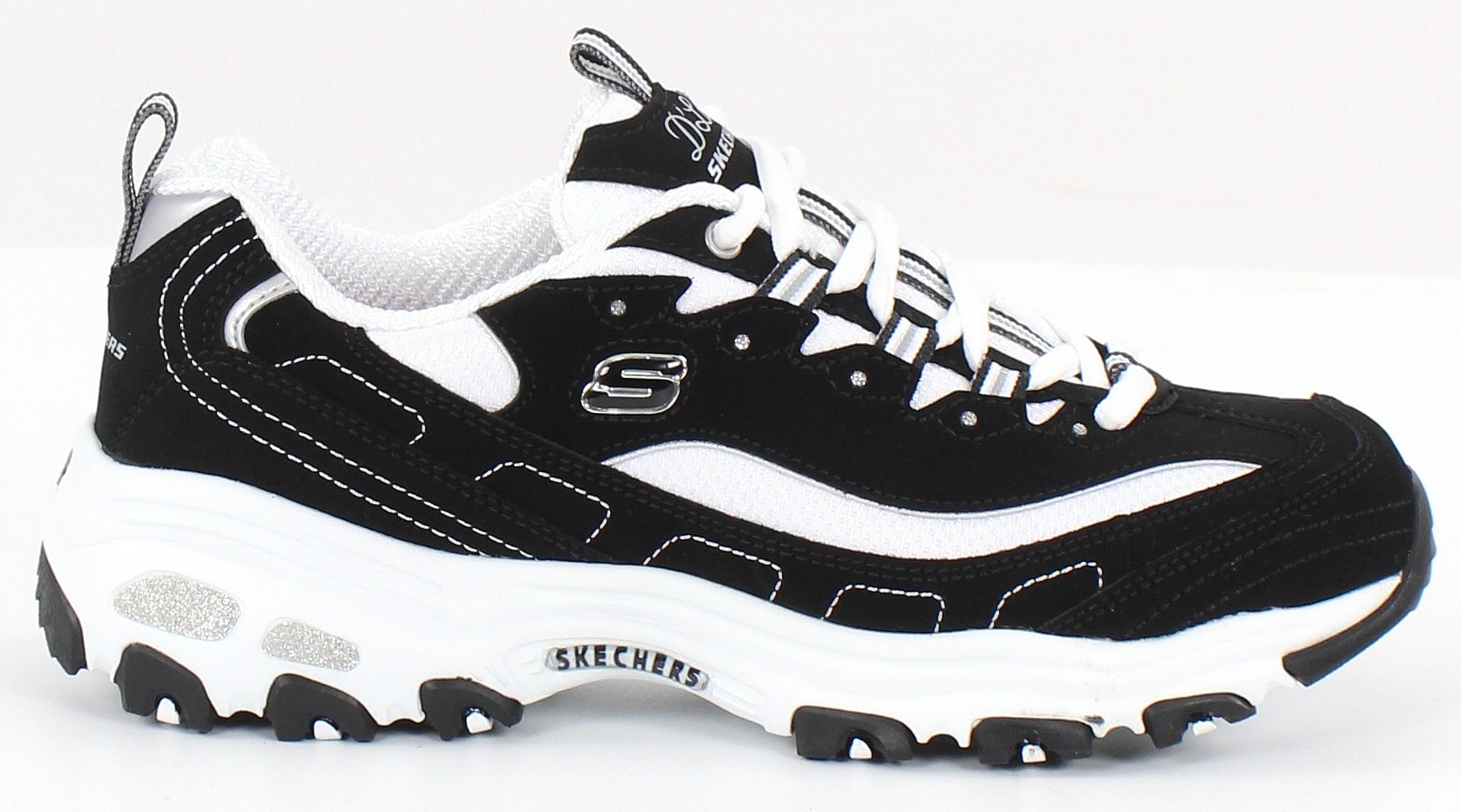 Skechers d`lite Sneakers 11930, Black/White - Stilettoshop.eu webstore