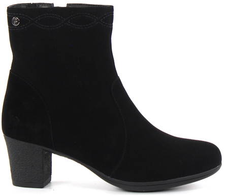 Fuzz Ankle Boots 503, Black - Women's ankle boots - 124877 - 1