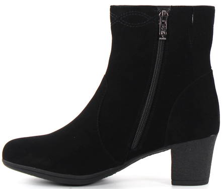Fuzz Ankle Boots 503, Black - Women's ankle boots - 124877 - 2