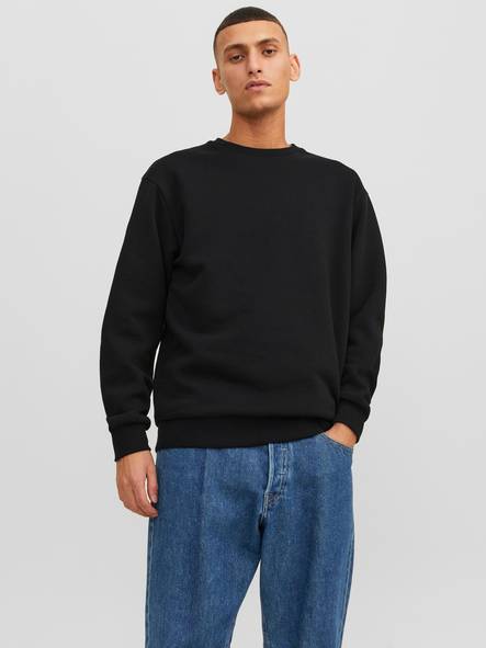 Jack&Jones Sweatshirt Bradley black - Men's long sleeved shirts - 134157 - 1
