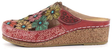 Laura Vita Mules Facscineo 11 Red - Women's mules - 131077 - 2
