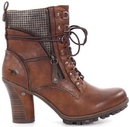 Mustang Ankle Boots 1141 614 307 Cognac Stilettoshop.eu webstore