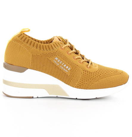 Mustang Sneakers 1303-304-6, Yellow - Women's sneakers - 126287 - 1