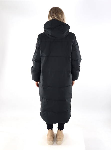 Black womens down coat best sale