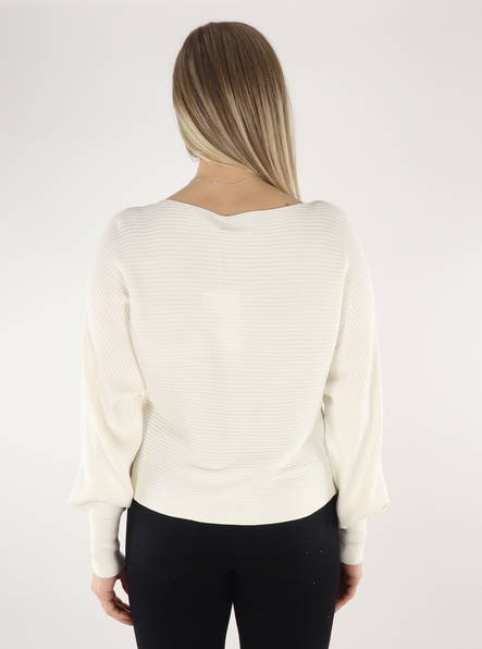 Only Sweater short snow white - Women's knitwear - 135057 - 2