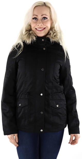 Only Parka Coat canvas, Black - Women's parka coats - 127787 - 1