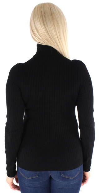 Only Women's Knitted Shirt rollneck, Black - Women's knitwear - 129127 - 2