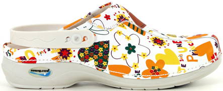 Nursing Care Machine washable clogs WG200F2P Child draws - Women's work shoes - 112317 - 2
