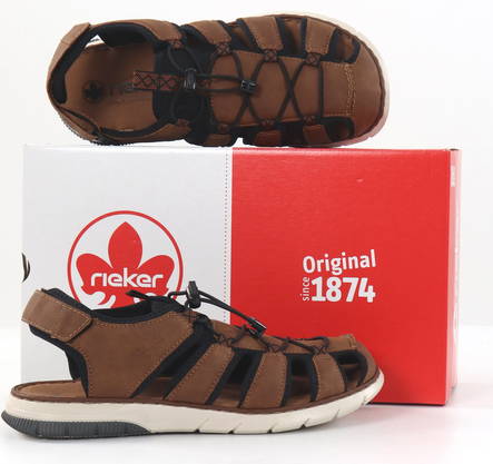 Rieker sandals 25246-24 brown - Men's walking shoes - 135337 - 2