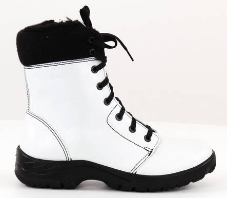 Sievi Leather Ankle Boots Milja, white - Women's ankle boots - 132057 - 1