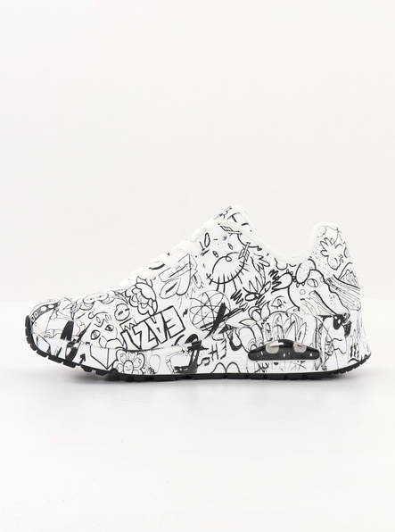 Skechers women's sneakers 177972/WBK UNO - PROCESS SKETCH - Skechers women`s sneakers - 135737 - 2