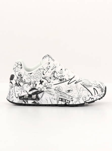 Skechers women's sneakers 177972/WBK UNO - PROCESS SKETCH - Skechers women`s sneakers - 135737 - 1