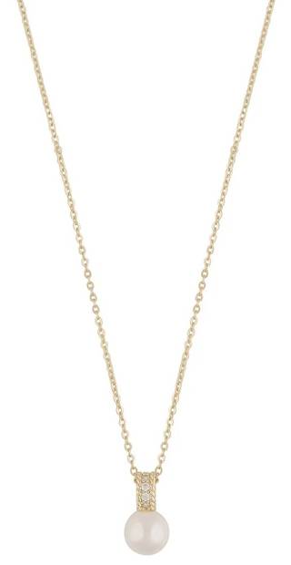 Snö of Sweden Necklace Lydia gold/white - Necklaces - 135317 - 1