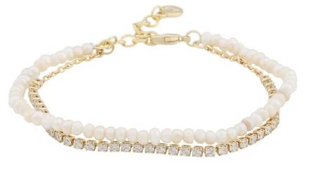 Snö of Sweden Bracelet Saga g/clear - Bracelets - 134997 - 1