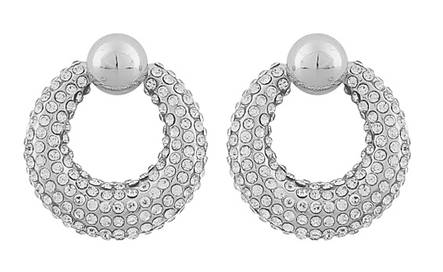 Snö of Sweden Earrings Friday short silver - Earrings - 130317 - 1