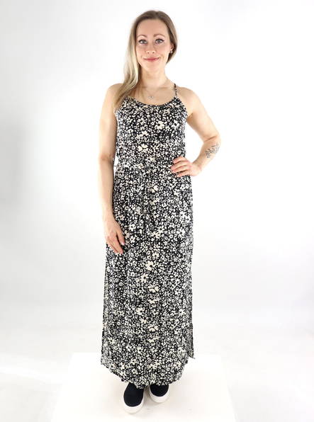 Vero Moda Dress Easy maxi black / floral pattern - Dresses and tunics - 135447 - 1