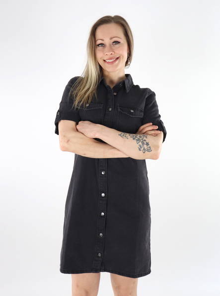 Vero Moda denim dress Denim black - Dresses and tunics - 135897 - 1