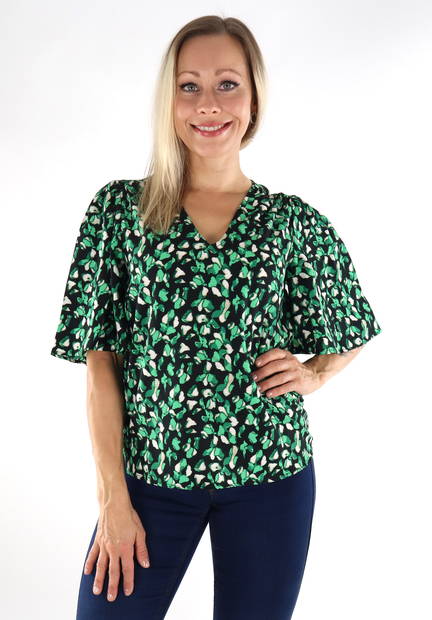 Vila Shirt 3/4 black/Bri - Women's long sleeved shirts - 134227 - 1