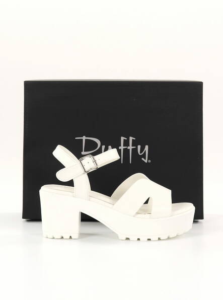 Duffy women's sandals 97-09060 white - Women's sandals - 136177 - 1
