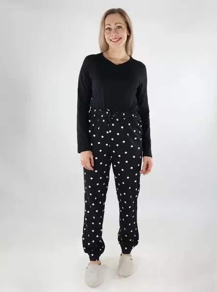 Only women's pajama set black/big preppy - Women's nightwear - 137377 - 1