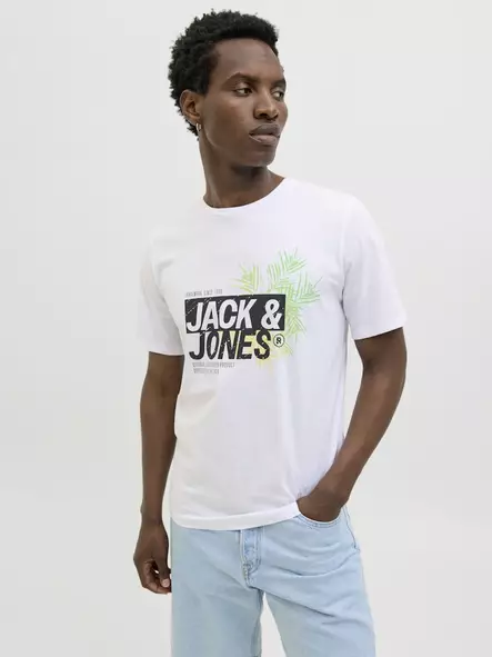 Jack&Jones men's printed t-shirt Axon Tee - Men's T-shirts - 138747 - 1