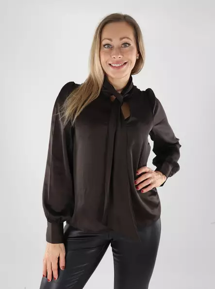 Vero Moda women's shirt chocolate torte - Women's long sleeved shirts - 139397 - 1