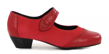 Ilves pumps/dance shoes 9319 nappa/suede red - Women's pumps and high heels - 138177 - 1