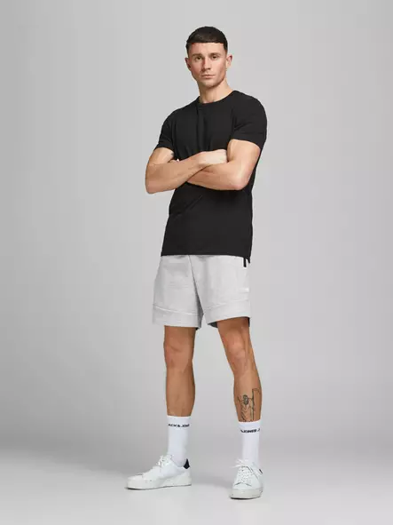 Jack&Jones men's sweatshorts light gray - Men's shorts and capri - 136357 - 1