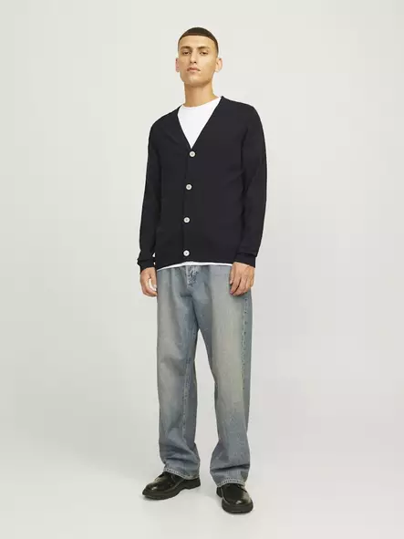 Jack&Jones men's cardigan Knit black - Men's knitwear - 136907 - 2