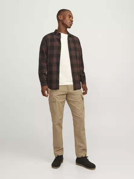 Jack&Jones cargo pants Kane Barkley elmwood - Men's trousers - 138937 - 1