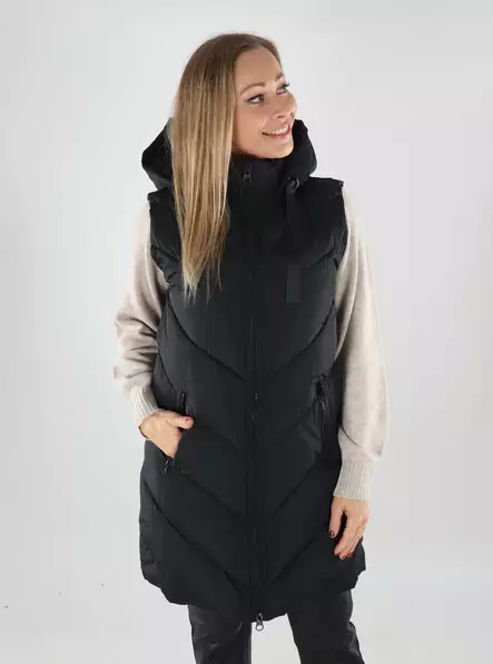 JDY women's Padded Vest Waistcoat black - Women's vests - 139507 - 1