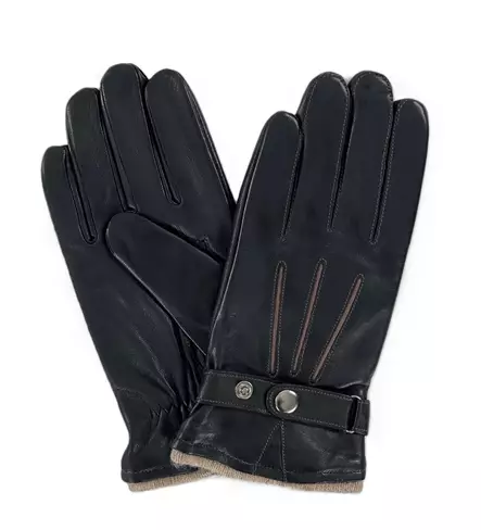 Migant leather gloves NPG130 black - Men's gloves, scarfs and caps - 139947 - 1