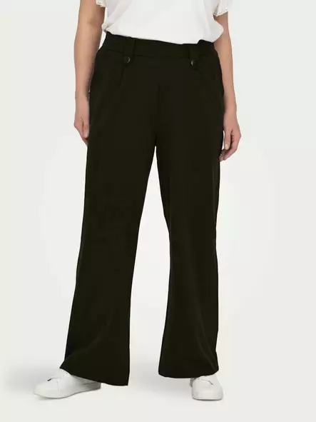 Only Carmakoma plus size pants Button Pant black - Women's trousers - 140117 - 2