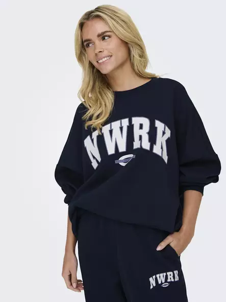 Only women's Sweatshirt Club navy blazer - Women's hoodies and colleges - 137667 - 1